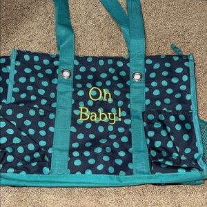 Thirty- One Zip top Tote - Oh Baby
